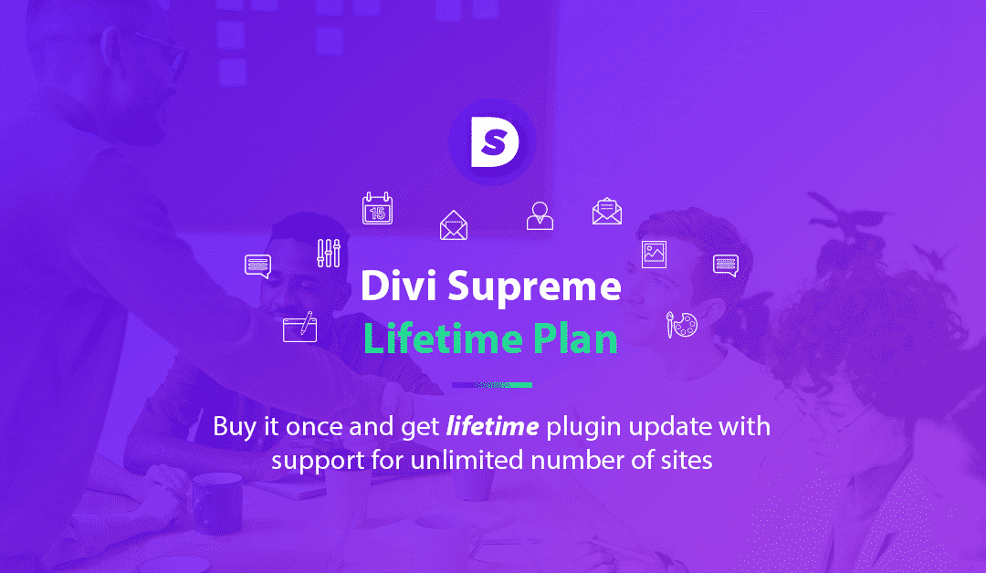 Introducing Lifetime Pricing Plan for Divi Supreme Pro – Lifetime Update & Unlimited Site Support