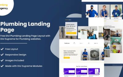 Plumbing Landing Page