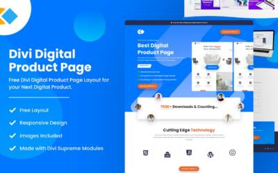 Digital Product Page