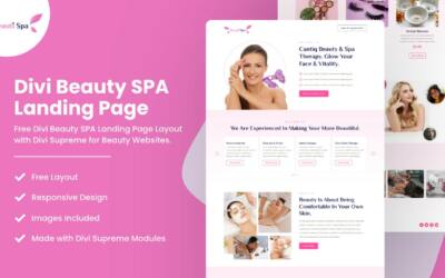Beauty SPA Landing Page