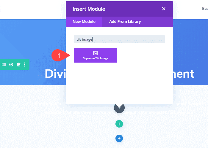 How to Create a Tilt Image with Text Rotating Effect on Hover in Divi ...