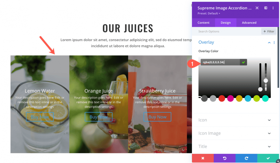 How to create Image Accordion in Divi Divi Supreme
