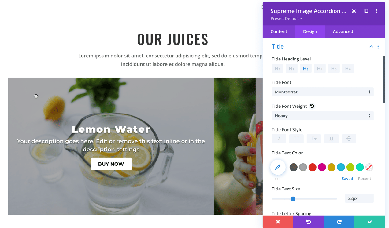 How to create Image Accordion in Divi Divi Supreme