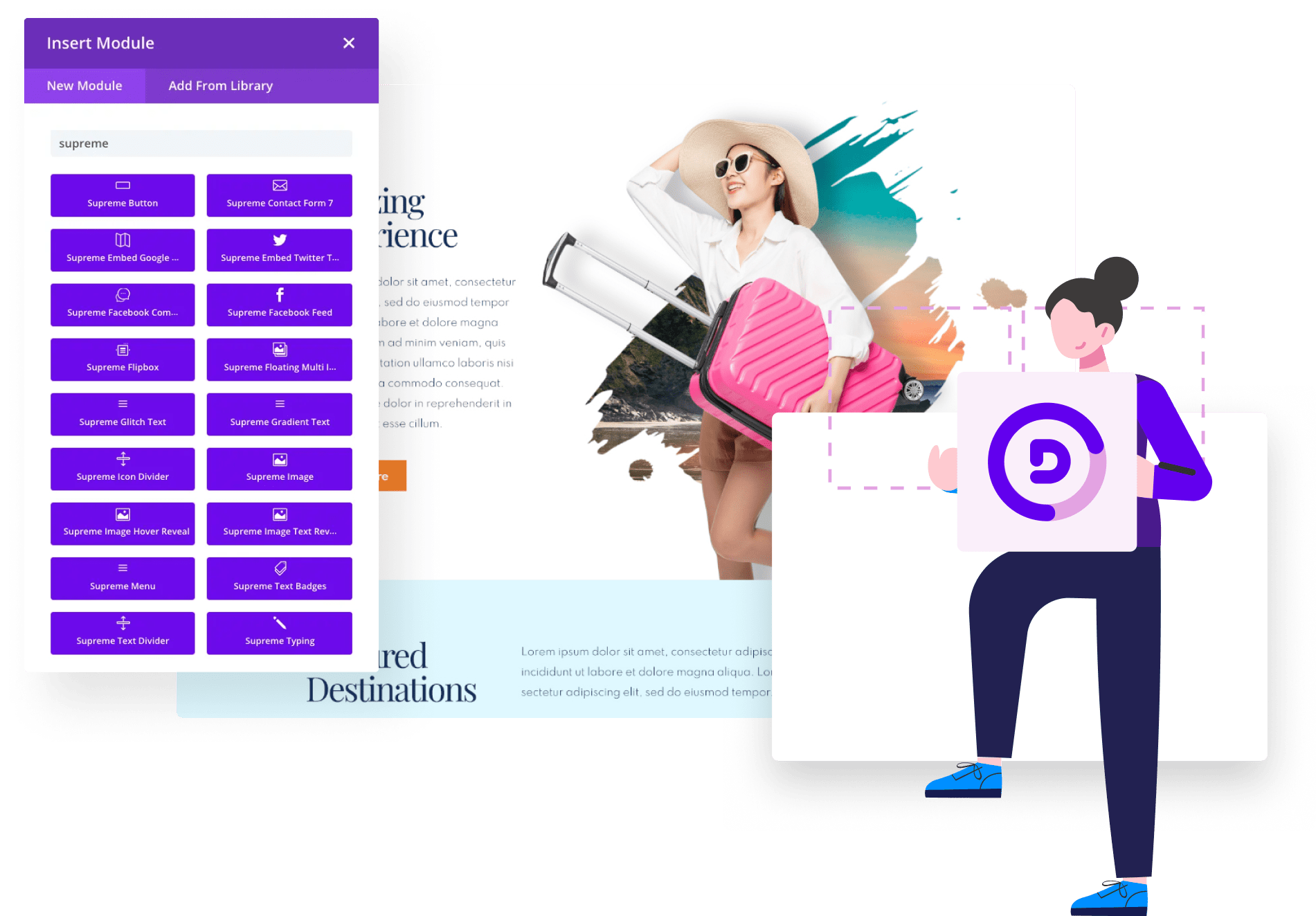 Divi Supreme - Custom and creative Divi modules to help you build amazing websites